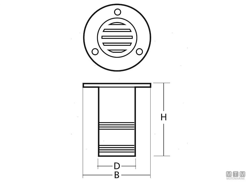 SCARICO POZZETTO D50MM INOX 