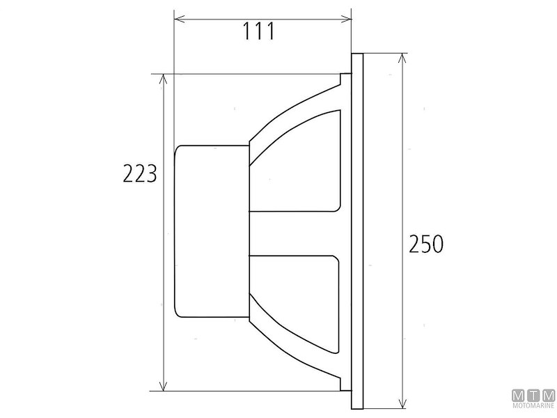 SUBWOOFER FUSION XS-S10CWB 
