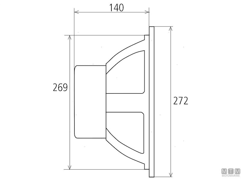 SUBWOOFER FUSION FM-S10RW 