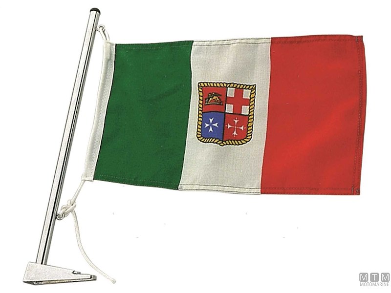 Asta Portabandiera Compact Chrome