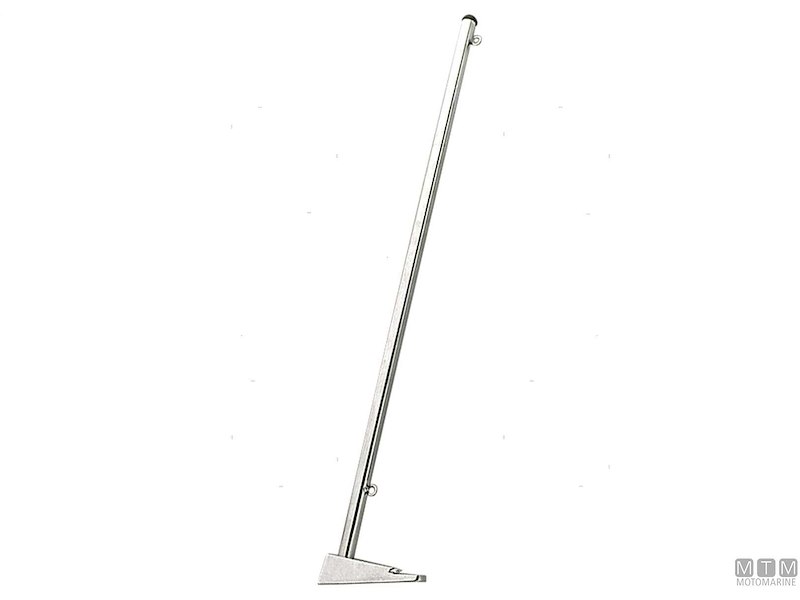 Asta Portabandiera Compact Chrome