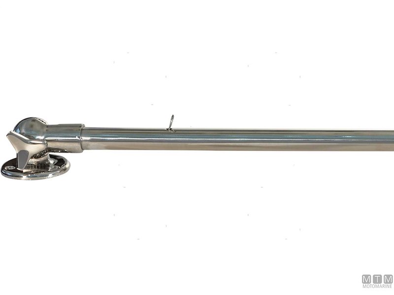 ASTA BANDIERA FOLDING 660MM INOX 