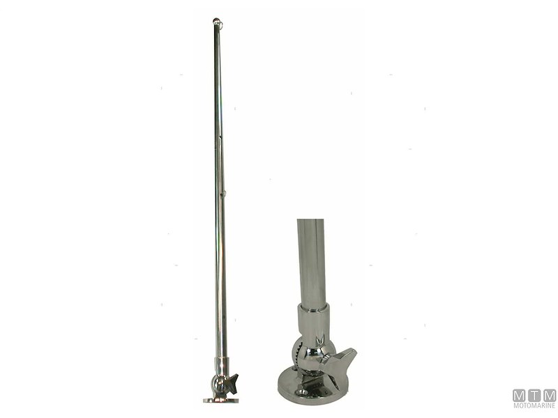 ASTA BANDIERA FOLDING 660MM INOX 