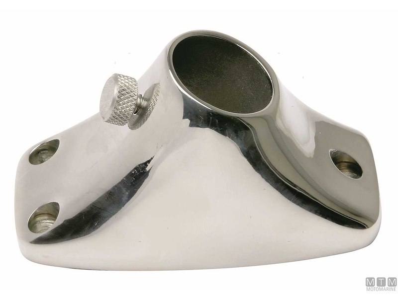 Asta Portabandiera Classic Inox White Cap