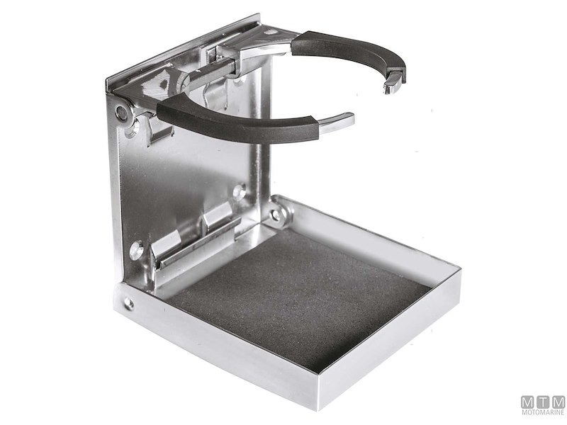 PORTABICCHIERE PIEGHEVOLE INOX 