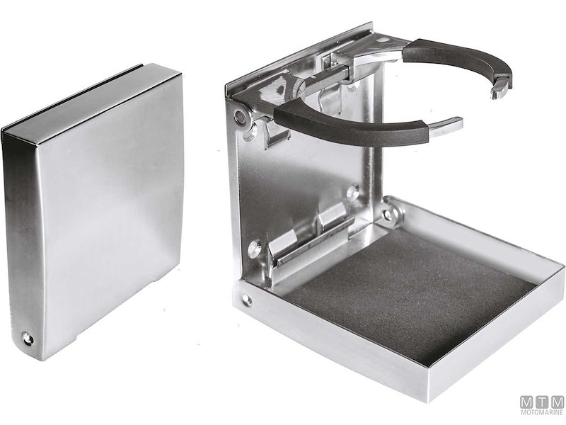 PORTABICCHIERE PIEGHEVOLE INOX 