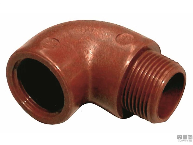 Gomito 90° M-F in PP Tech-Hi