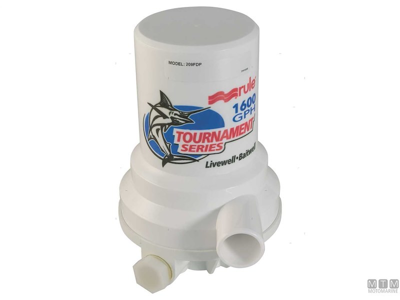 POMPA RULE TOURNAMENT LIVEWELL 1600 12V 