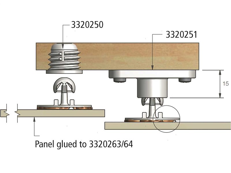 Fissaggio Pannelli Fastmount STD 