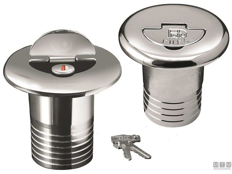 Tappo di Coperta Type2 in Ottone Cromato con Chiave 