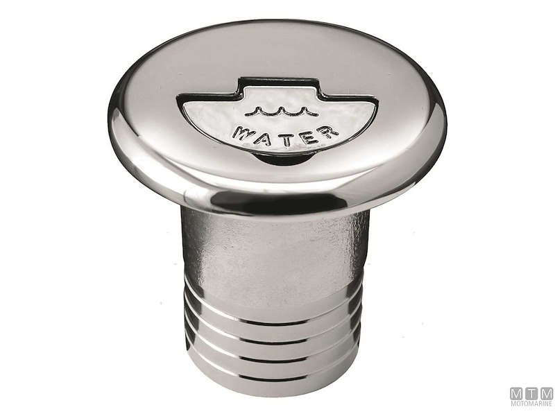 Tappo di Coperta Type2 in Ottone Cromato con Chiave 