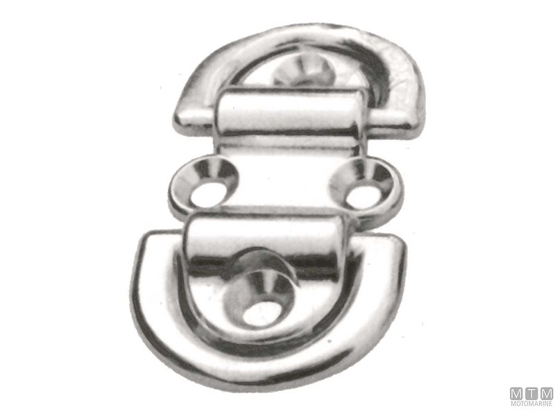 ANELLO SU PIASTRA DOPPIO D10MM INOX 