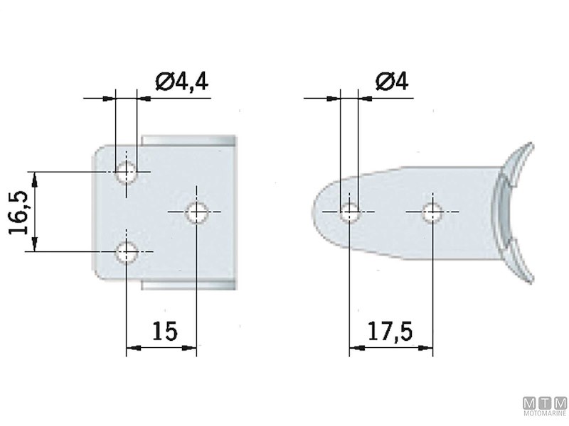 CHIUSURA LEVA ROCA 130X34MM RUBBER 