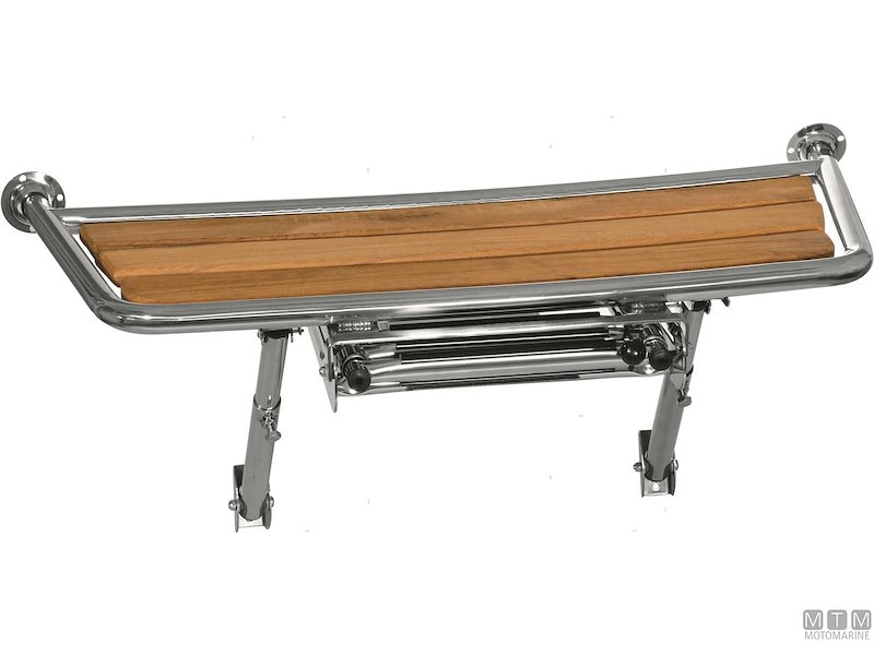 PLANCIA TEAK-INOX 780X400MM 3GR 