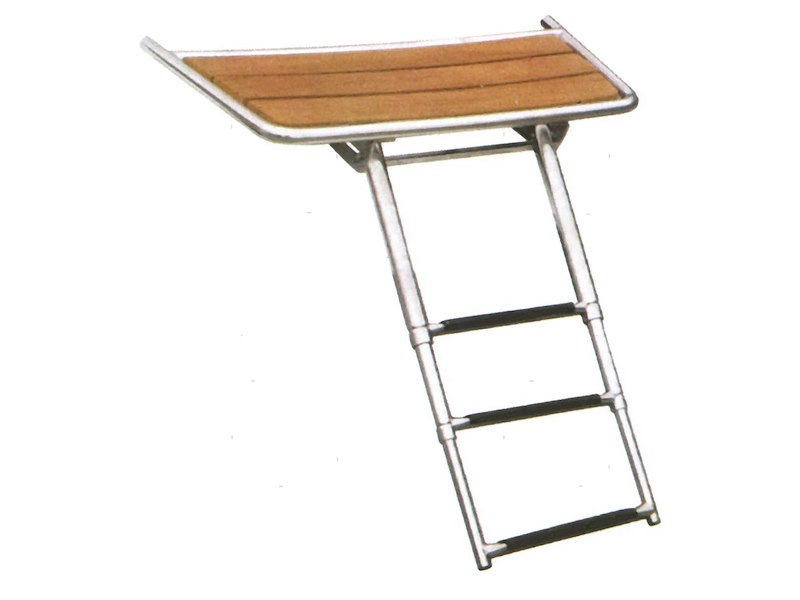 PLANCIA TEAK-INOX 780X400MM 3GR 