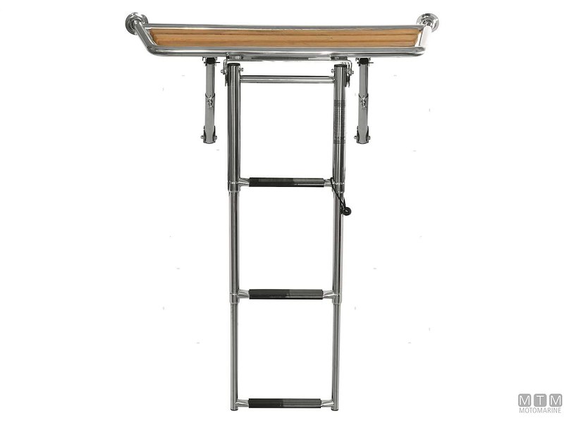 PLANCIA TEAK-INOX 780X400MM 3GR 