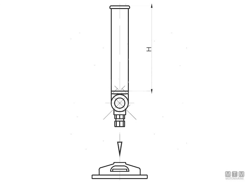 PORTACANNE ORIENTABILE BASE OCR 
