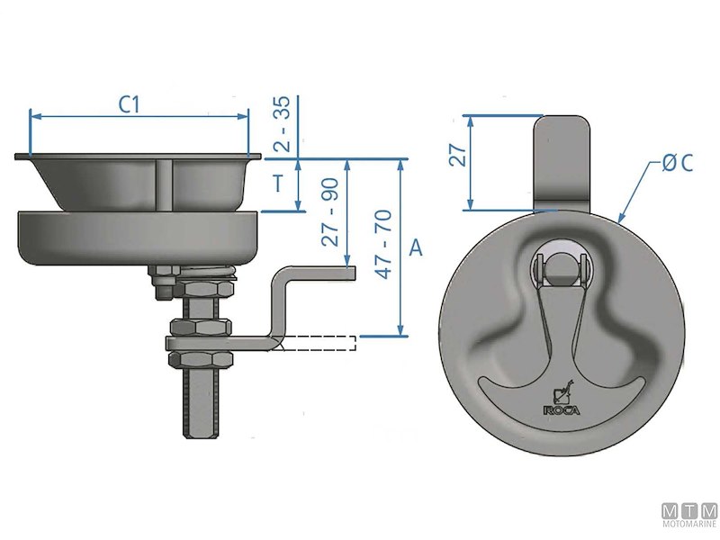Chiusura a Compressione Roca 70T
