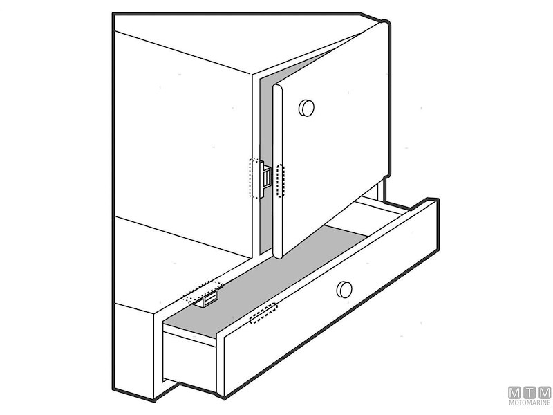 ARRESTO MAGNETICO MP59 INOX 