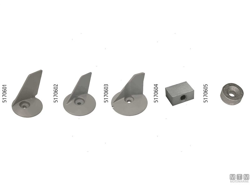 Anodi Martyr per Motori Fuoribordo Tohatsu