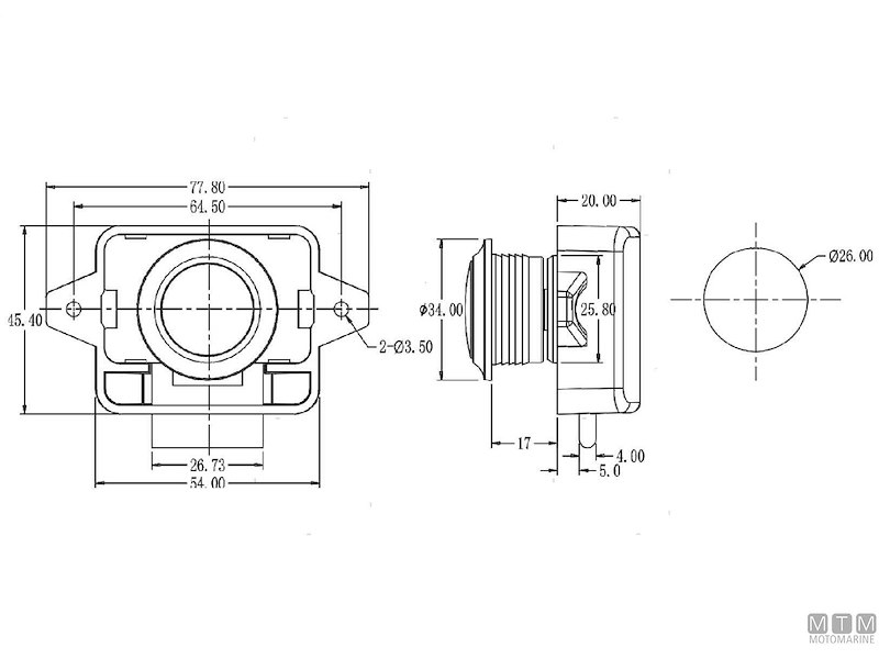 CHIUSURA A PULSANTE LARGE BIANCA-CR 