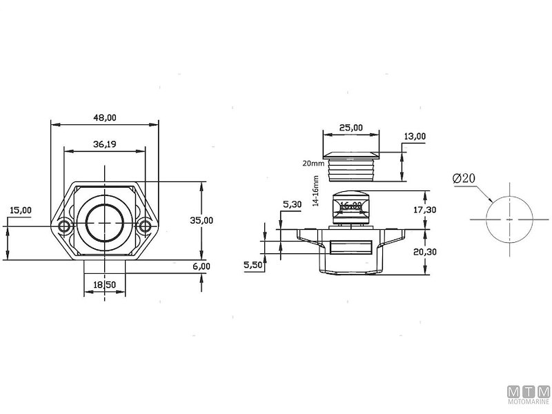 CHIUSURA A PULSANTE COMPACT BIANCA-CR 