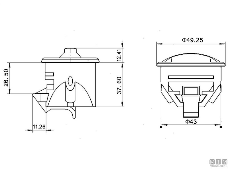 CHIUSURA A SPINTA TURN-TO-OPEN BIANCA 