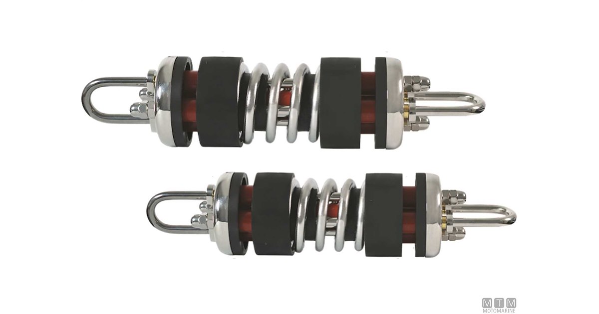 Ammortizzatore Molla Per Ormeggio Barca - Paraurti In Gomma Da 27cm Per Nautica - Foto 14