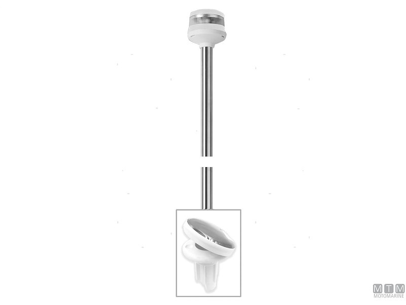 Fanale LED (R.I.Na.) su Asta Baionetta Incasso Cap 