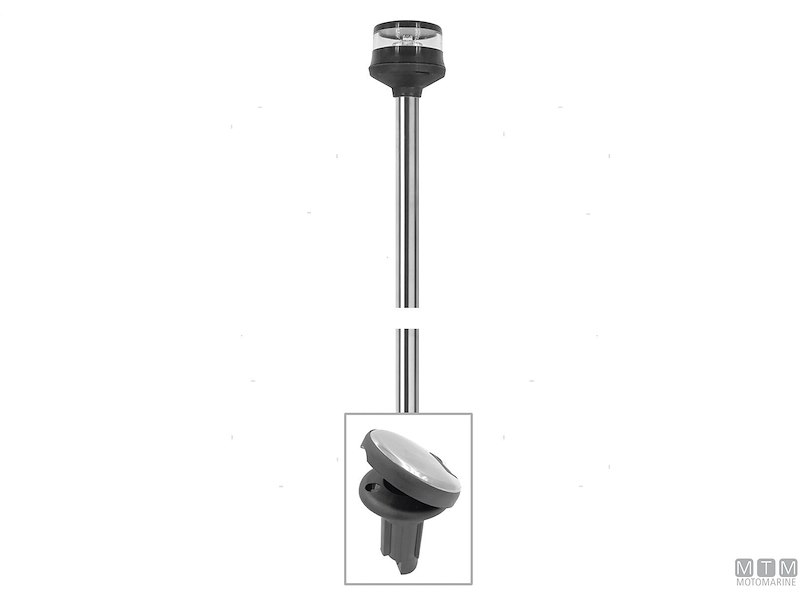 Fanale LED (R.I.Na.) su Asta Baionetta Incasso Cap 