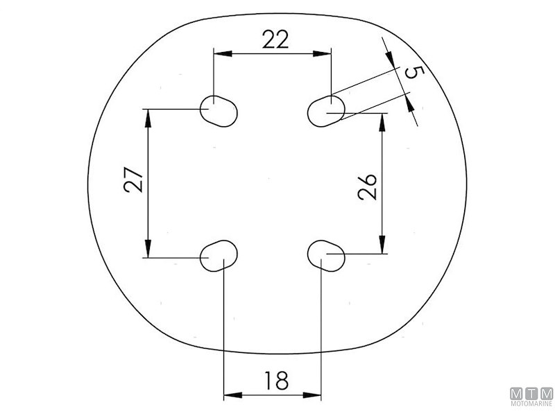 Fanali LED R.I.Na. Flat White