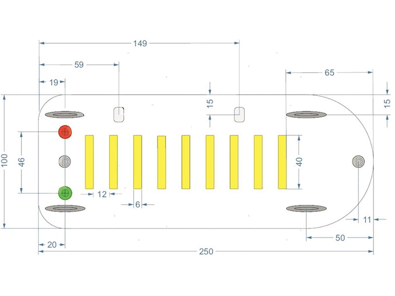 PASSERELLA SUP GONFIABILE L250CM 