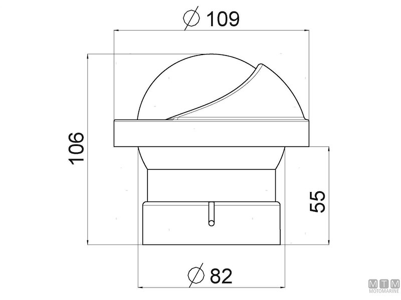 Bussola Riviera Artica BA1 Frontale