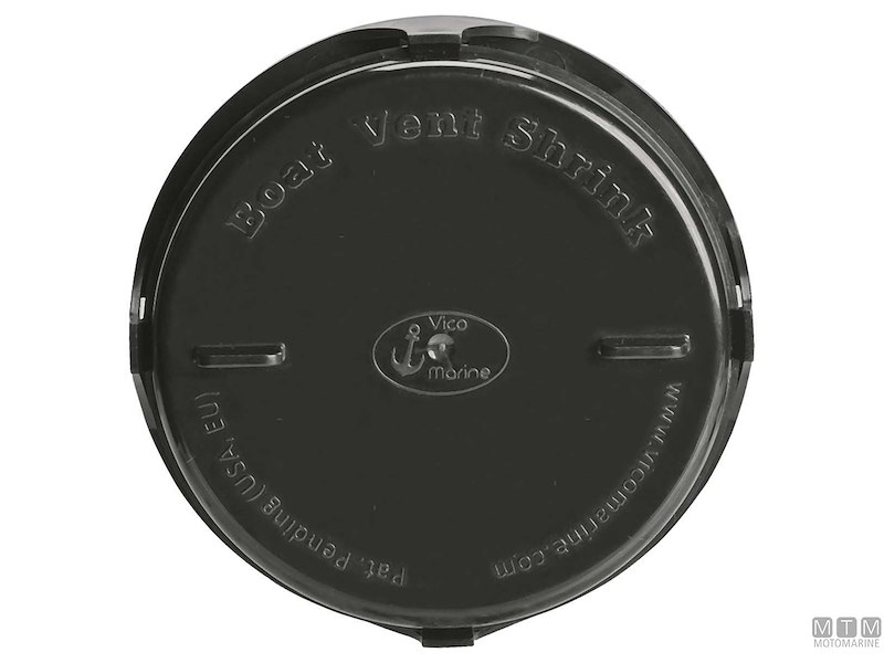 PRESA ARIA ROTONDA PL CLIP NERA 