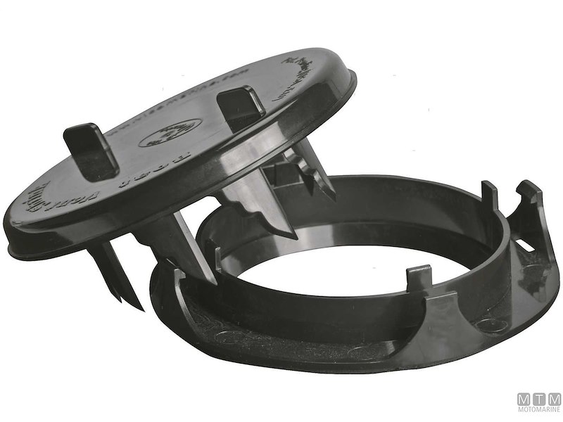 PRESA ARIA ROTONDA PL CLIP NERA 