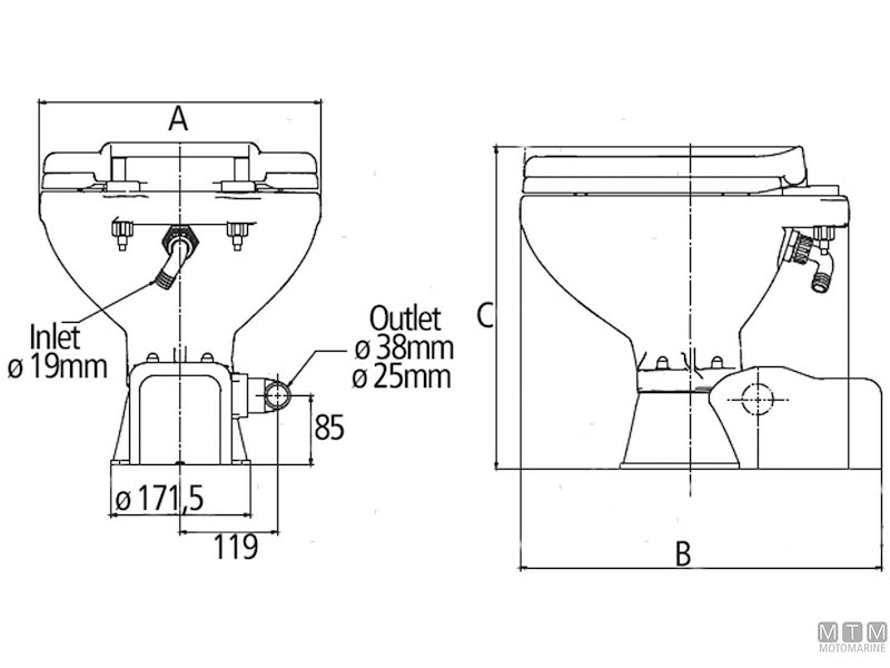 WC - Toilet Elettrica Johnson AquaT