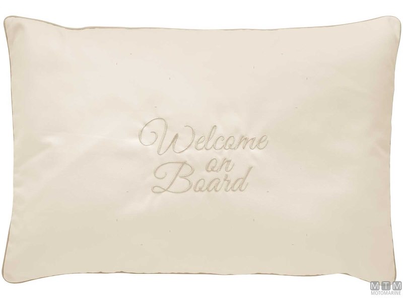 Cuscino Ricamato Welcome 40x60