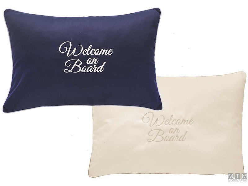 Cuscino Ricamato Welcome 40x60