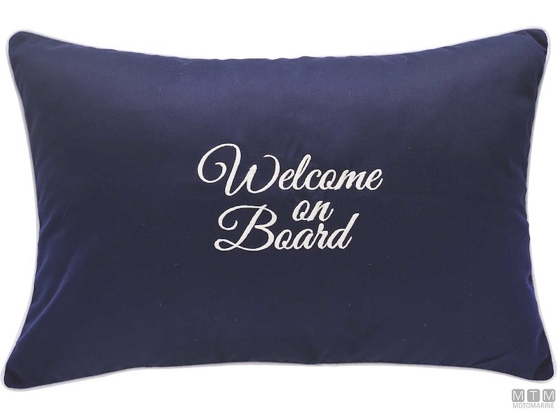 Cuscino Ricamato Welcome 40x60