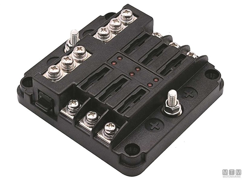 Scatola Porta Fusibili Standard (Unival) con Morsettiera 