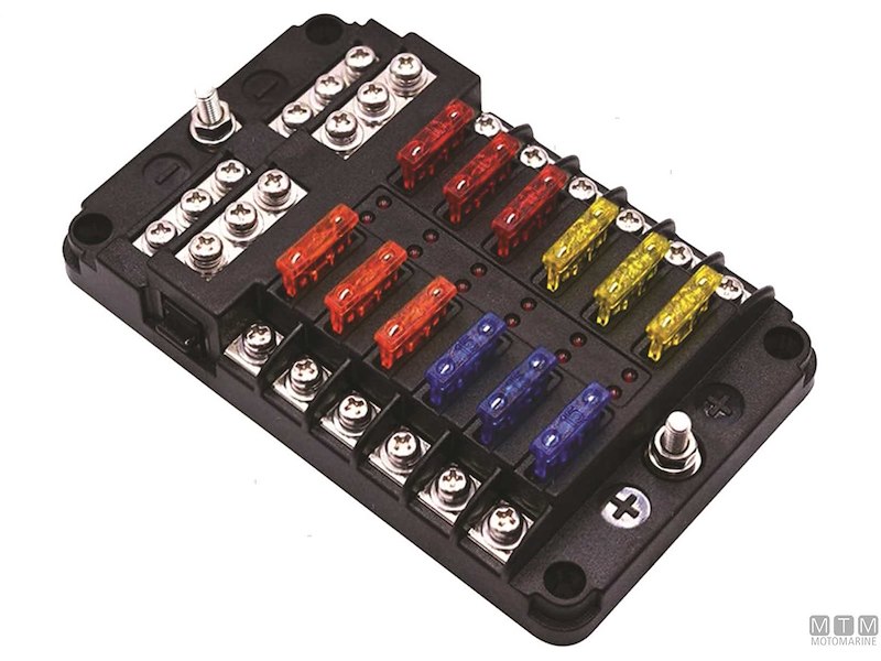 Scatola Porta Fusibili Standard (Unival) con Morsettiera 