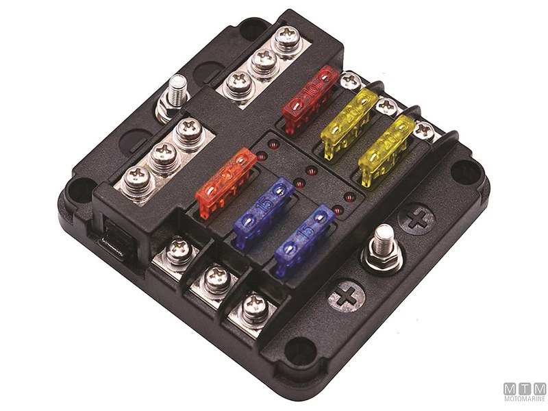 Scatola Porta Fusibili Standard (Unival) con Morsettiera 