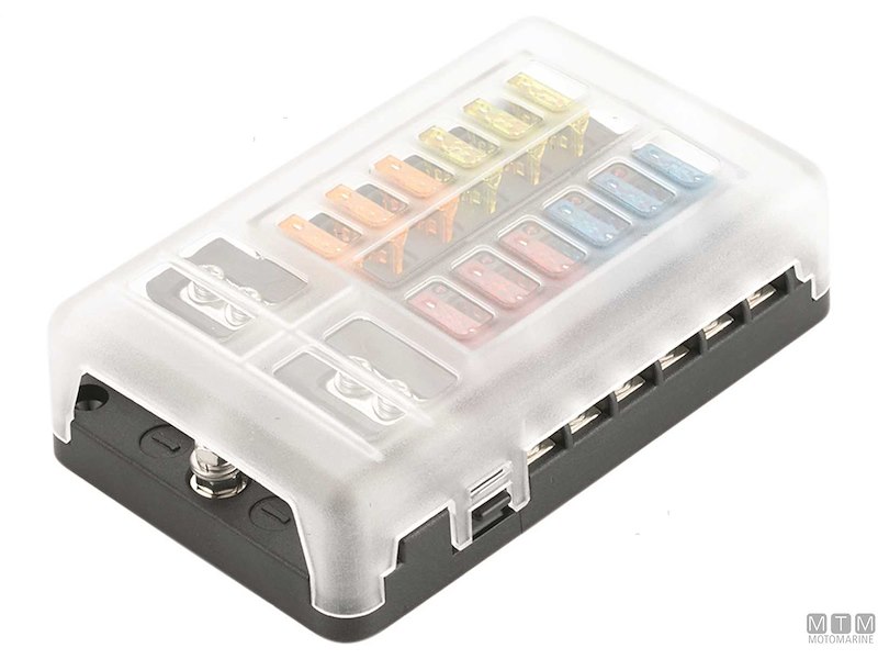 Scatola Porta Fusibili Standard (Unival) con Morsettiera 