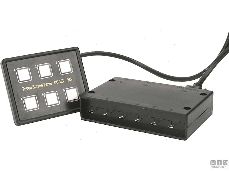 PANNELLO TOUCH IP67 BLUE LED 6 