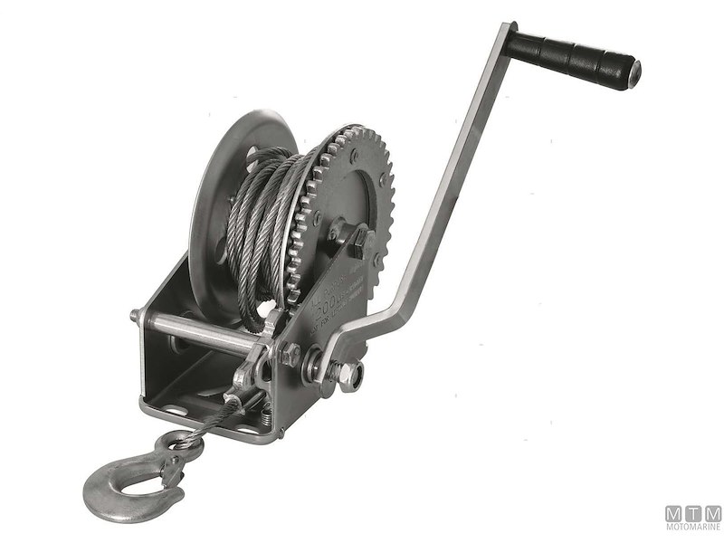 Verricello di Alaggio Manuale con Cavo 