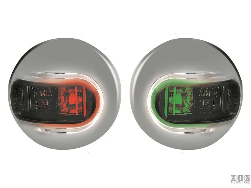 Fanali CE-ISO-COLREG LED Vertical Mount Inox