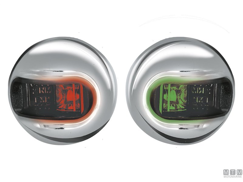 Fanali CE-ISO-COLREG LED Side Mount Inox 