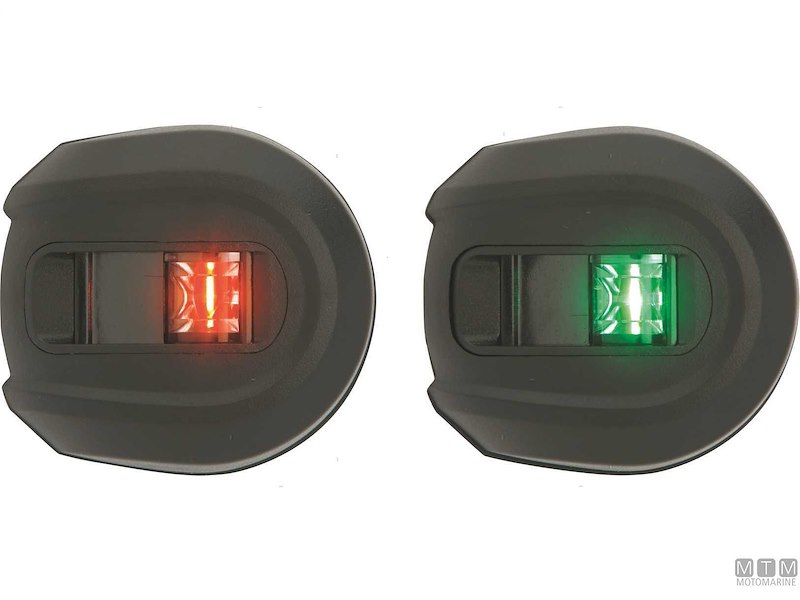 COPPIA FANALI ATTWOOD 2NM ROSSO VERDE 