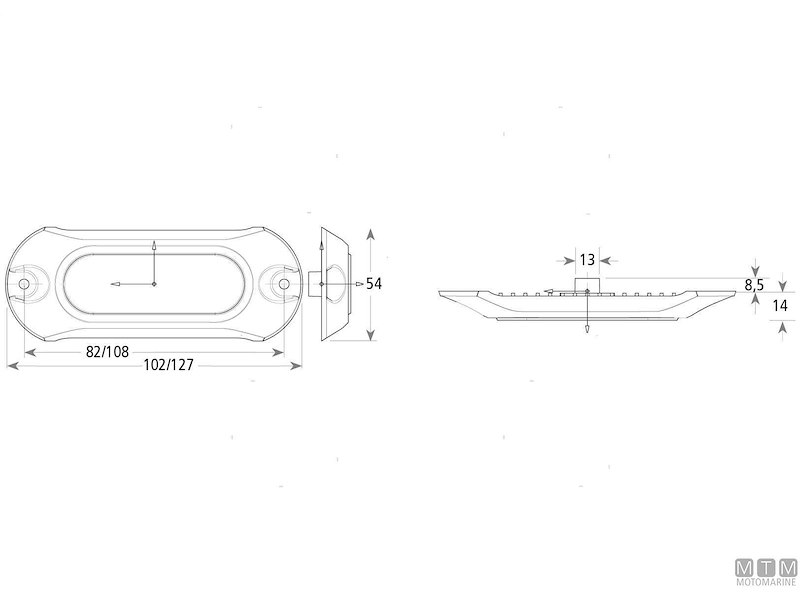 Faro Subacqueo LED Attwood HP