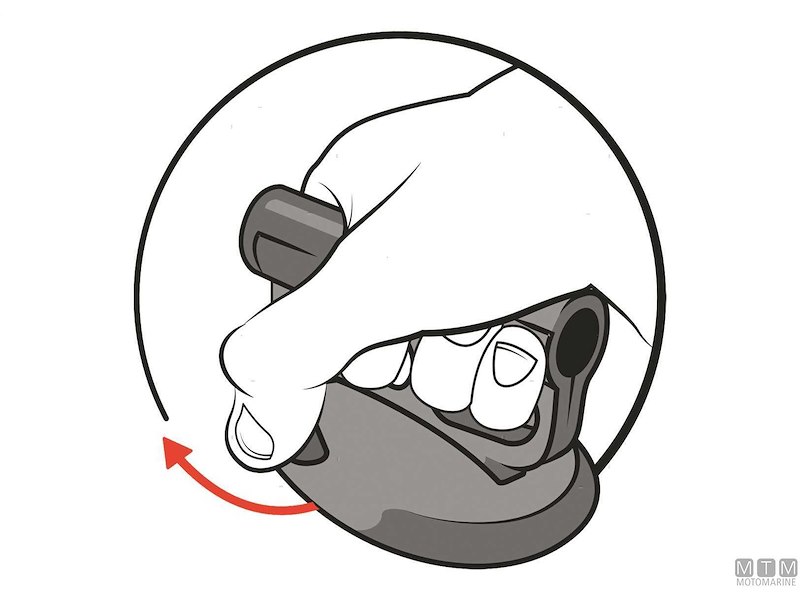 MANIGLIA VENTOSA YACHT GRABBER 